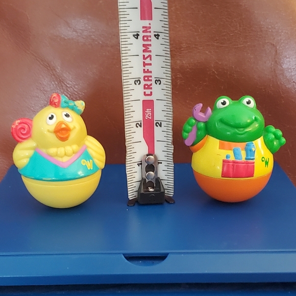 2003 Hasbro Playskool Weebles Red Truck Chicken Frog Pretend Play Toys - Picture 13 of 15